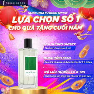 Nước Hoa Chill in the wood  F fresh spray EDP 50ml - Hương Gỗ Ấm Áp Tươi Mới Trẻ Trung