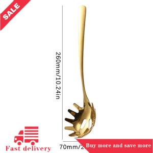 [COD]Flash Delivery Spoon Multifunctional Noodle Spoon Food Strainers Stainless Steel Spaghetti Server Pasta Colander Ladle Noodle Strainer Tool
