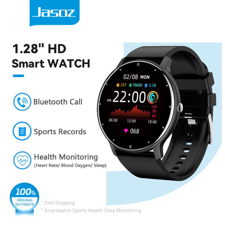 Jasoz Smartwatch HD Screen Bluetooth Heart Rate Waterproof Mengukur Tekanan  Darah Smart watch Lazada Indonesia