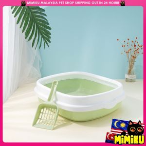 Mimiku Semi-Enclosed Cat Litter Box: Splash-Proof Simple Design Suitable for Cats Up to 5kg