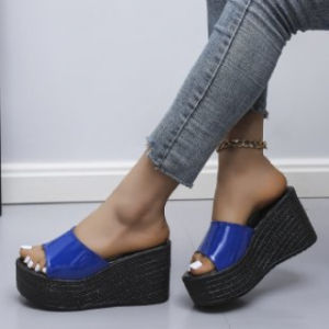 WomenS Summer New Beach Peep-Toe Thick-Soled Sandals WomenS Outdoor Wedge Sandals
