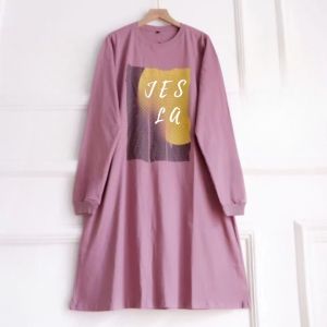 Tunik Wanita Dewasa Jumbo Pepita Tunik Bahan Kaos Katun Combes Atasan Wanita Oversize Kekinian