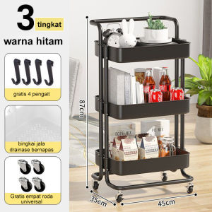 Rak troli Rak Snack Rak Kamar Mandi Rak Ruang Tamu Rak Salon Rak dapur