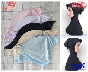 DALEMAN HIJAB SEGITIGA TALI KEPANG INNER TOPI TALI KEPANG BAHAN CLOTH