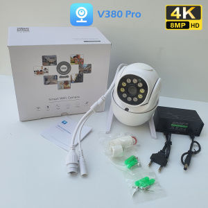 360° PTZ CCTV IP WiFi Kamera C18 V380 PRO FULL HD 8MP outdoor waterproof Motion Detection 2way audio