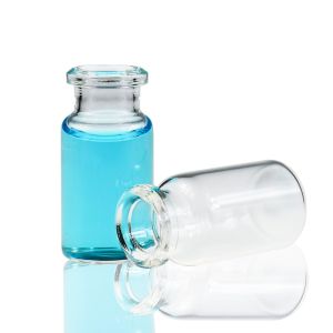 20pcs 10ml Glass Vial Lab Empty Vials with Butyl Rubber Stopper Mini Empty Glass Vials Jars