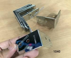 ฉาก L มุมแร็ค อุปกรณ์ประกอบแร็ค (ราคาต่อแพ็คจำนวน 8 ตัว) มุม L4รู อุปกรณ์แร็ค SW-1047 วัสดุเหล็กชุบโครเมี่ยมเงา สวยแข็งแรงได้มาตรฐาน