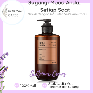 Ryo Seoul Sunset Korean Perfume Shampoo 580ML - Shampoo Wangi Tahan Lama Anti Rambut Gugur Anti Hair Loss Relaxing Calm Evening Shampoo 韩国草本洗发水 防脱发