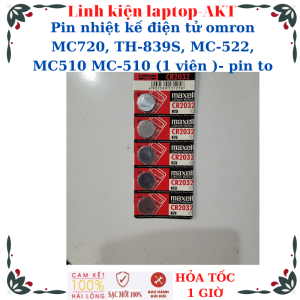 Pin dùng cho nhiệt kế điện tử omron MC720 TH-839S MC-522 MC510 MC-510 Chìa khóa thông minh xe máy smartkey Honda SH Vision Lead AB PCX Vario