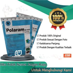 Fungisida Mankozeb Polaram Biru 80 WP  1 Kg Obat Tepung Pertanian