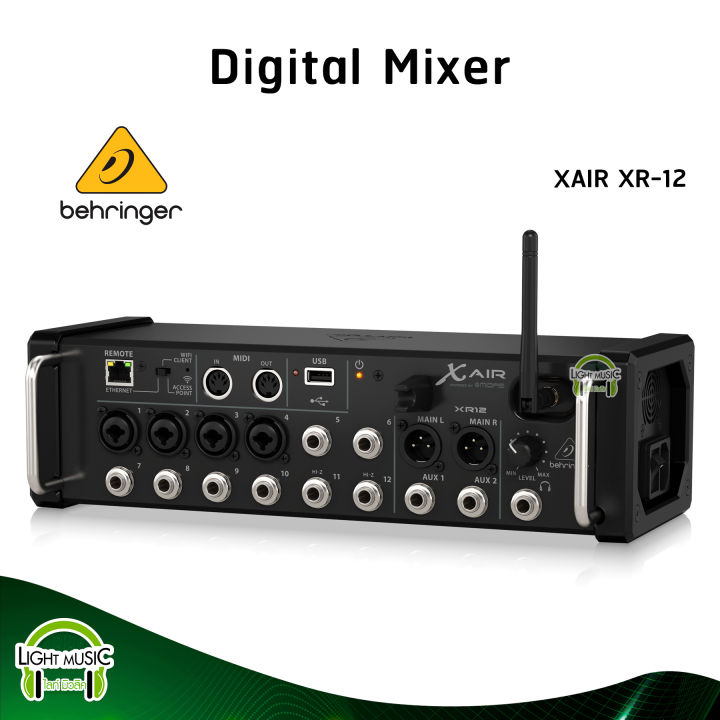 Digital Mixer Behringer รุ่น XAIR XR12 มิกเซอร์ดิจิตอล 12 ช่อง XR12