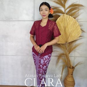 Setelan Kebaya Brokat Kutubaru Clara Kebaya Bali Murah Modern