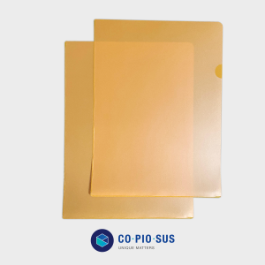 [10Pcs/Unit] A4 Rigid PVC L Shape Holder Stationery with Special Colour | work office supplies A4 Paper | Rigid PVC with Matte transparent PVC | Limited | Recyclable Eco Green | Waterproof and Visible