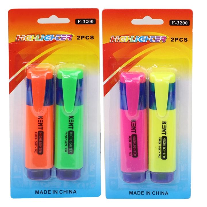 ปากกาเน้นข้อความ คละสี แพ็ค ด้าม รุ่น Highlighter-pen-colourful