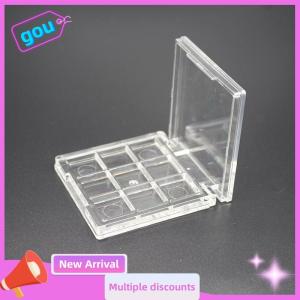 gou Bảng màu 9 ngăn Hộp đựng đồ trang điểm mắt Hộp đựng phấn mắt rỗng tự làm phấn mắt
