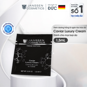 Kem dưỡng da tinh chất trứng cá Janssen Cosmetics Caviar Luxury Cream gói 1.5ml