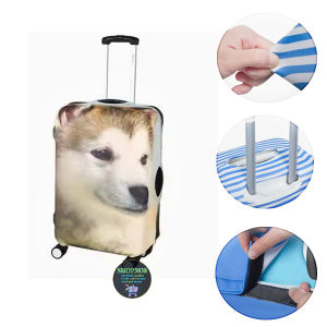 Áo Bọc Bảo Vệ Vali 22-30"(15-30kg) Thun Co Giãn 4 Chiều Husky Chống Rách