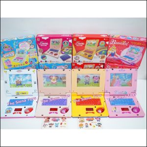 โน๊ตบุ๊คเด็กเล่น คอมเด็กเล่นมีเพลง มีไฟ หน้าจอเลื่อนได้(ถ่ายจากของจริง) เชคของก่อนส่งทุกชิ้น