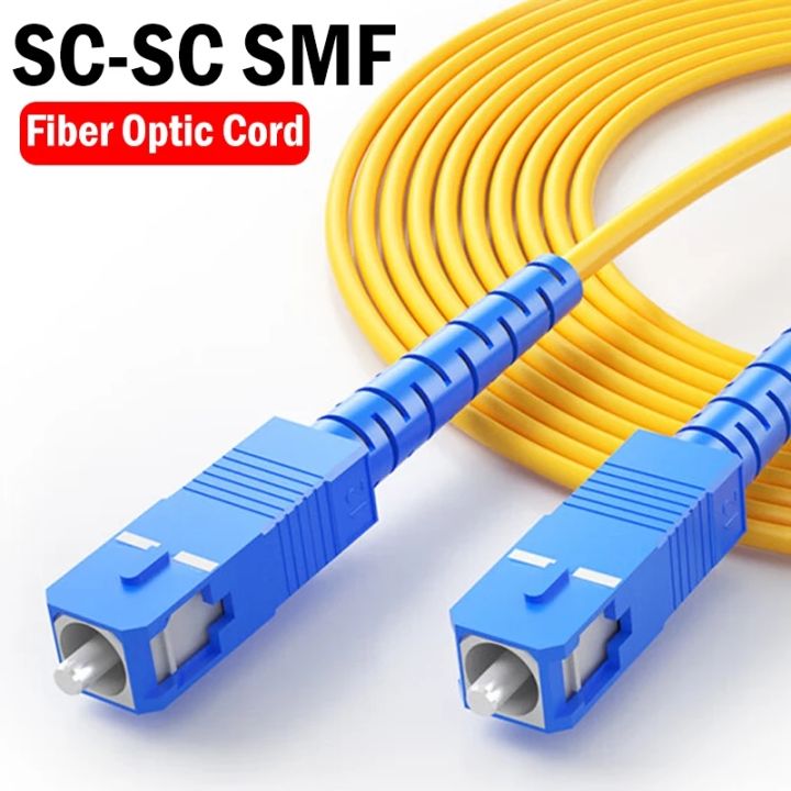 1/3/5M SC to SC UPC Fiber Optical Patch Cable Singlemode Simplex SMF 9 ...