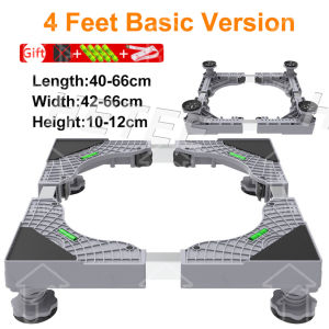 SALVO Refrigerator Rack Stand Washing Machine Foot Stand With Wheels Ref Stand Trolley Patungan ng Adjustable Heavy Duty Stand