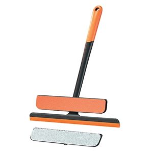 3 In 1 Multifunctional Handheld Double Side Window Wiper screen glass cleaning and scrubbing 180° Rotatable bathroom mirror  Scrub Scraping tool Cleaner Household Accessories
