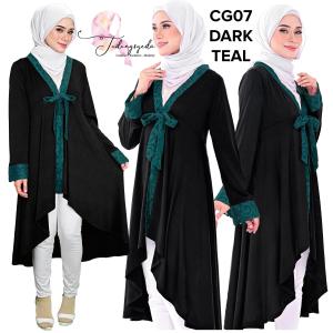 KARDIGAN AIRIS KARDIGAN MUSLIMAH LABUH AIRIS CARDIGAN LACE LABUH OUTWEAR OUTER BY TUDUNG SYEDA.