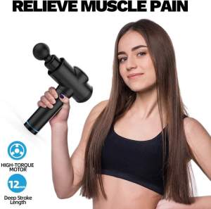 【COD+Hot Sale】Fascia Massage Gun Fitness Vibration Body Care Multi Function High Quality Therapeutic Massager For Sport Massager Machine For Body Massage Pain Relief / Electric Massager Massage Slimming Device