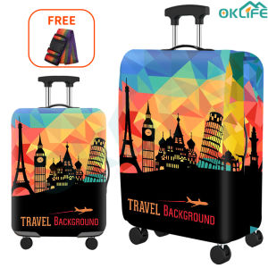 [OKLIFE. SG]Luggage cover anti scratch luggage cover，protector dust proof ，luggage protector，with elastic，Multiple pattern options available