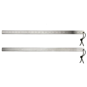 Extra Long Steel Measuring Rulers 5mm Thick Resistant Tool with Clear Scale For Accurate Woodworking & Designs