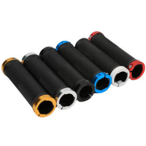 baoda Christmas Gift 1 Pair Bicycle Cycling Handlebar Grips Double Grips Mountain Bike Bar Rubber MTB Grips