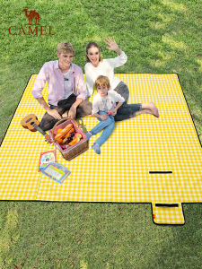 CAMELCROWN Tấm Lót Lá Nhôm Chống Nước Gấp Gọn Tấm Lót Ngủ Đi Biển Du Lịch Ngoài Trời Tiện Dụng Cho Cắm Trại Đi Bộ Đường Dài 150*180Cm