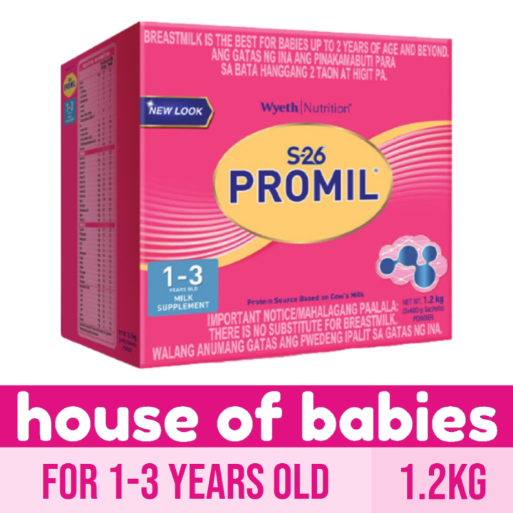 S-26 PROMIL THREE 1.2kg 1-3 Years Old Milk Supplement | Lazada PH