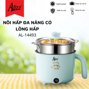 Nồi hấp đa năng có lồng hấp ALIZZ AL-14493 - tiện lợi giữ trọn dinh dưỡng