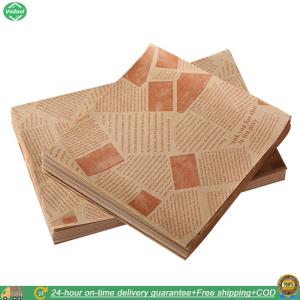 [New] 500Pcs Deli Wrap Wax Paper Sheet 25x25cm Basket Liners Food Picnic Paper Sheets for Bread Sandwich Burger
