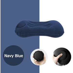 Ready Stock Travel Air Neck Pillow Lightweight Camping Inflatable Outdoor Office Sleeping Portable Elastic Fabric Ban