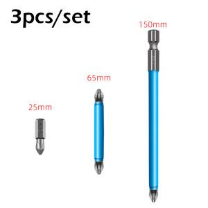 7Pcs Mata Bor Obeng Magnet PH2 Anti Slip Mata Obeng Bor  Listrik PH2 Mata Bor Obeng Sekrup Magnet 25-150Mm Untuk Alat Pertukangan Mata Bor Obeng Hex Shank Listrik