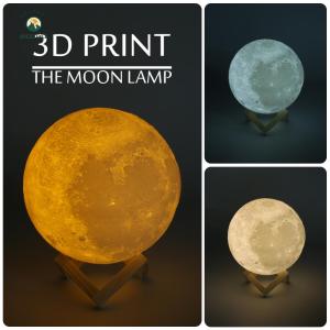 LovSpor❤ 3D LED Moon Light Gift USB Night Moonlight Touch Sensor Three Colors Changing Simulate Craters Rocks for Bedroom Decor