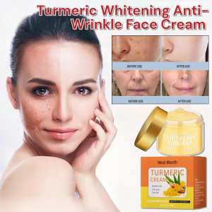 Turmeric Whitening Face Cream Anti-Wrinkle Collagen Cream Turmeric Moisturizing Cream Lighten Dark Spots