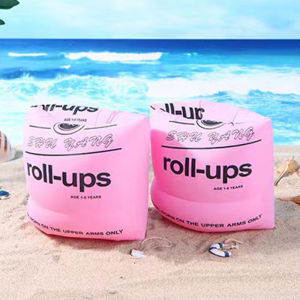 Adult Kids Swimming Arm Ring Inflatable Float Floating Safety Training Sleeve Circle Armbands Summer Water Sports
