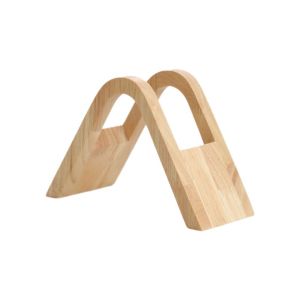 KANNERT Làm thủ công Giá đỡ phin cà phê Gỗ nguyên khối Thiết kế vòm Giá đựng bộ lọc cà phê Thanh lịch Tiết kiệm không gian Hộp đựng khăn ăn Cà phê pha thủ công