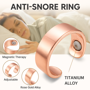 🎉Magnetic Health Care Ring Men Electroplated Open Magnet Metal Ring Personalized Physical Care Ring