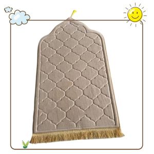 【Get the Perfect Fit】 Portable Prayer Mat Collectible Floor Carpet Area Rugs for Sajadah Prayer Mat Blanket Travel Mat Area Rugs Collectible Cafe BarIndoorfor Ramadan Flannel Carpet Worship Kneel Embossing Floor Non slip Soft Portable Carpets