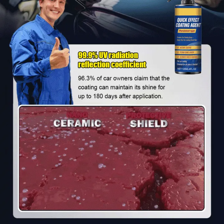 Automotive Ceramic Coating Nano Plating Agent Waterproof Car Wax Spray ...