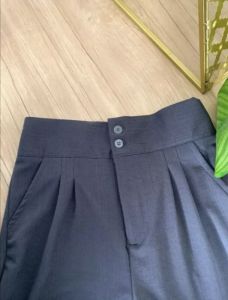 Jennie knit pants celana kulot highwaist knit kancing 2 celana wanita