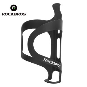 ROCKBROS Ultralight Bicycle Water Bottle Cage Universal MTB Road Bike Bottle Rack Holder Cycling Aluminum Alloy Rubber Bracket Bicycle Accessories