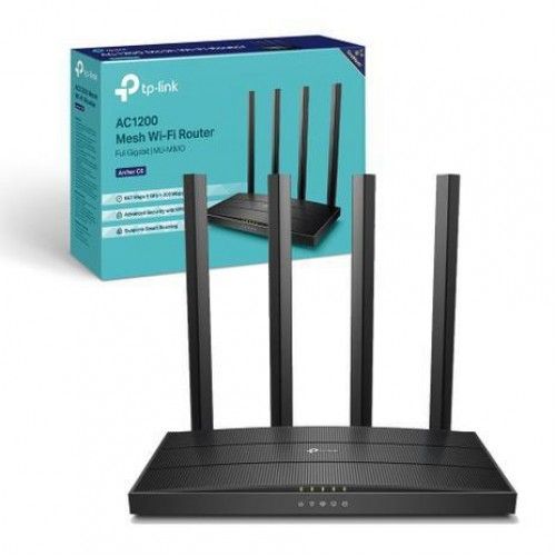 Phát Wifi TP-Link Archer C6 V3 Chính hãng (4 anten 1167Mbps 2 băng tần 4LAN 1Gbps) Thiết Bị Mạng Với 4 Anten Router Ethernet 4 Lan 1 Gbps Bảo Hành 2 Năm