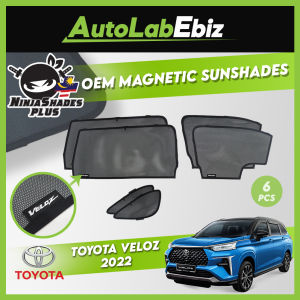 Toyota Veloz 2022 NinjaShades Plus OEM Magnetic Car Sunshades (6pcs/set)