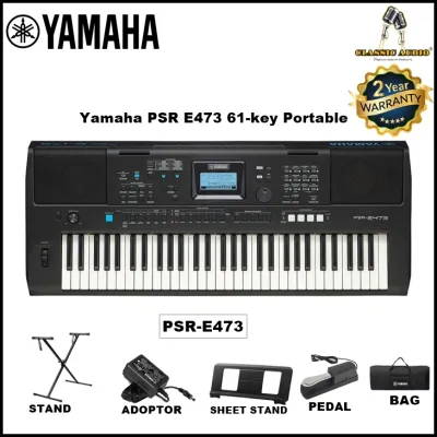 Yamaha PSR E473 61-key Portable 2 YEARS WARRANTY CLASSIC AUDIO | (ORIGINAL)