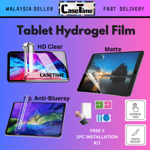 i.Pad Pro 12.9 2015 2017 2018 2020 2021 2022 13 2024 Air 13 2024 16inch HD Clear Multipurpose Hydrogel FIlm 水凝膜pelindung skrin