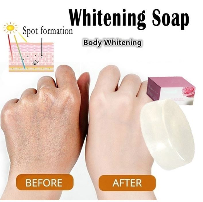 Active Enzyme Body Whitening Crystal Soap Natural Milk Charming